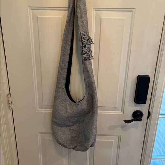 Kathmandu Gray Cat Design Shoulder Bag - Picture 5 of 5